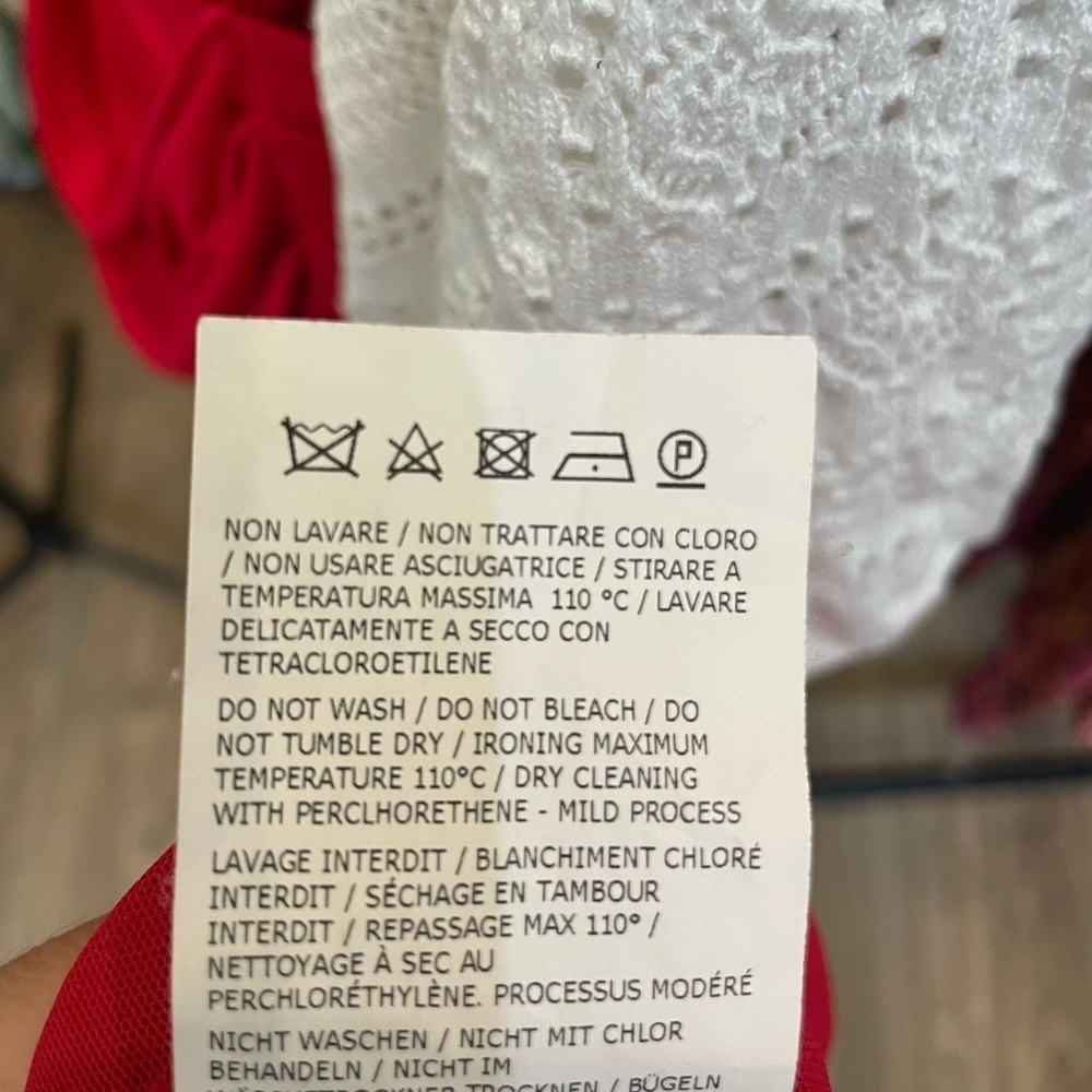 MaxMara Red Cocktail Midi Sheath Party Dress size 38 - Picture 9 of 10